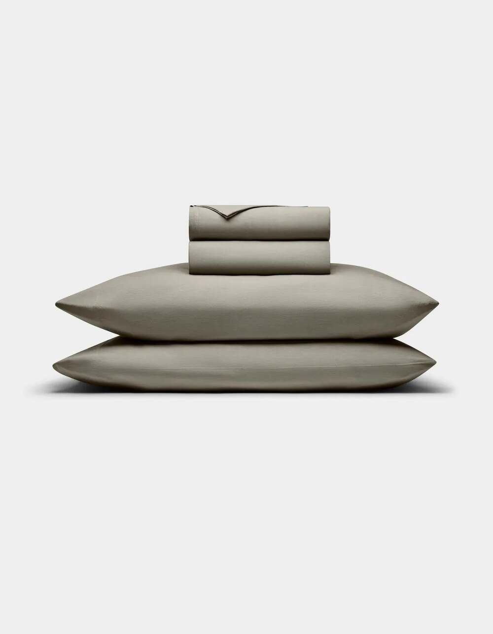 Cozy Earth Bamboo Jersey King Sheet Set - Stone
